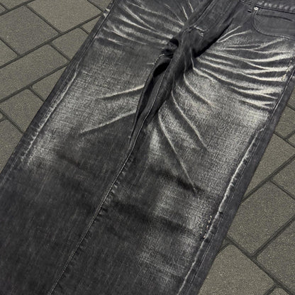 SS03 Dior Homme Black Clawmark Denim