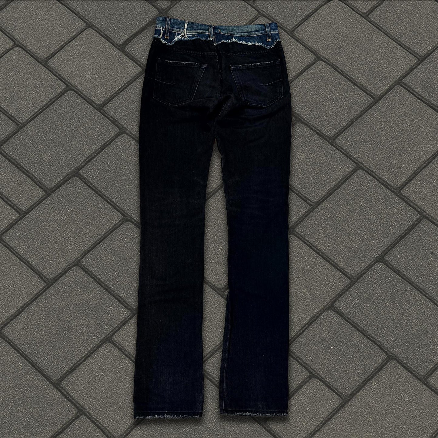 AW06 Dior Homme Cummerbund Denim