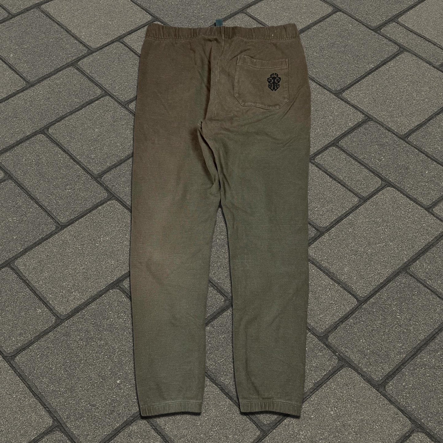 Chrome Hearts Brown Vertical Logo Sweatpants