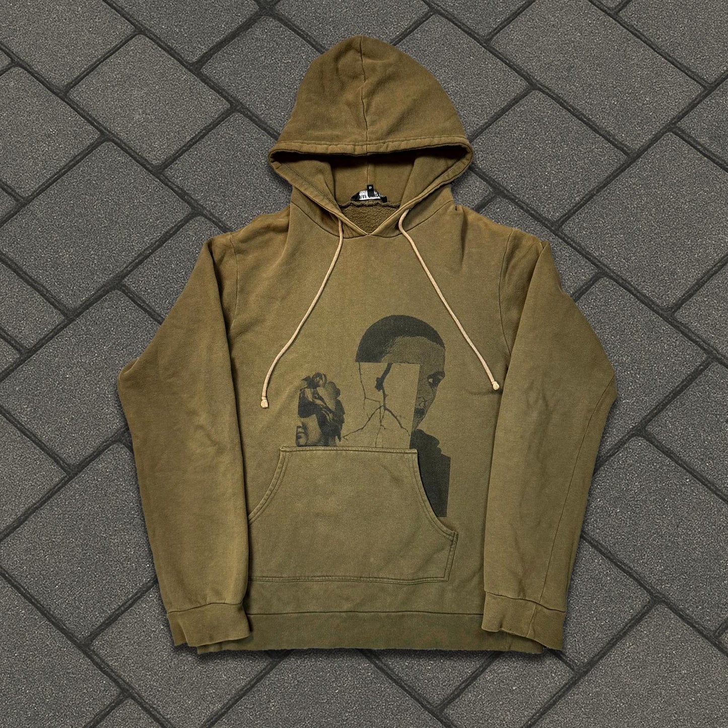 AW05 Raf Simons Brown Poltergeist Hoodie