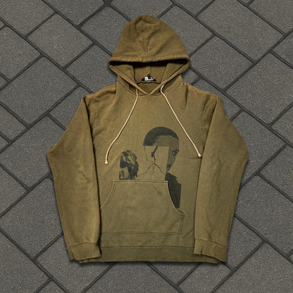 AW05 Raf Simons Brown Poltergeist Hoodie