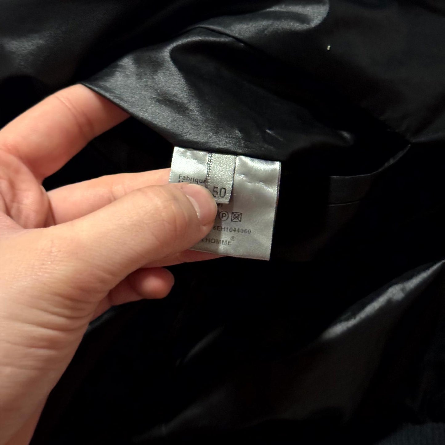 SS06 Dior Homme Black Bomber Jacket