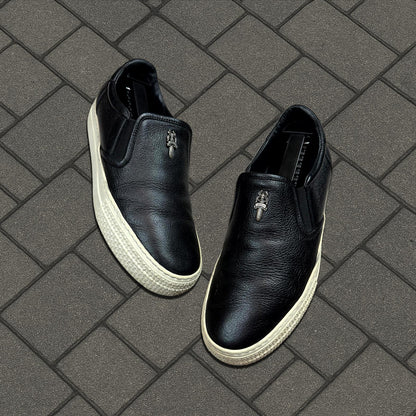 Chrome Hearts Black Dagger Slip On Shoes