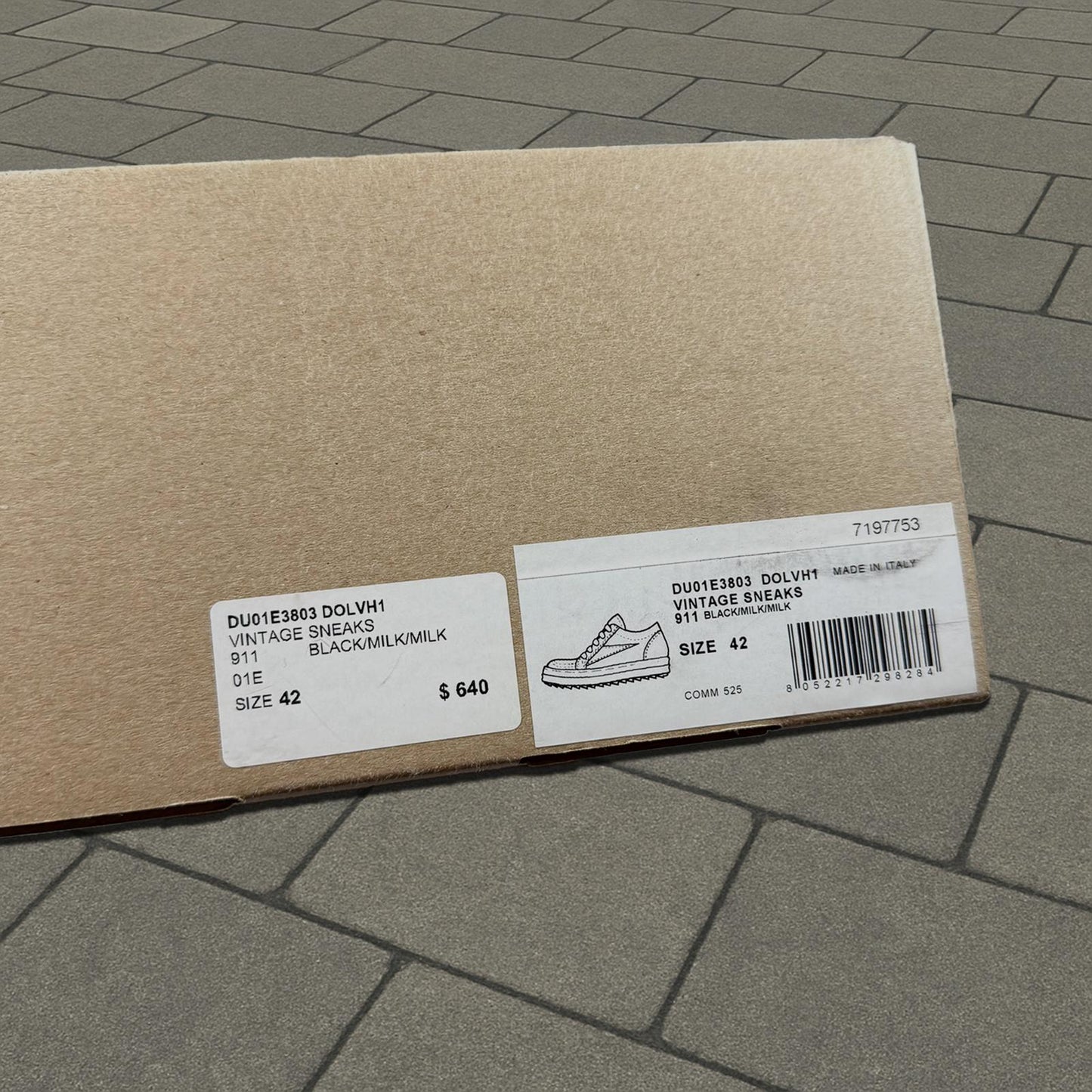 SS25 Rick Owens Hollywood Vans