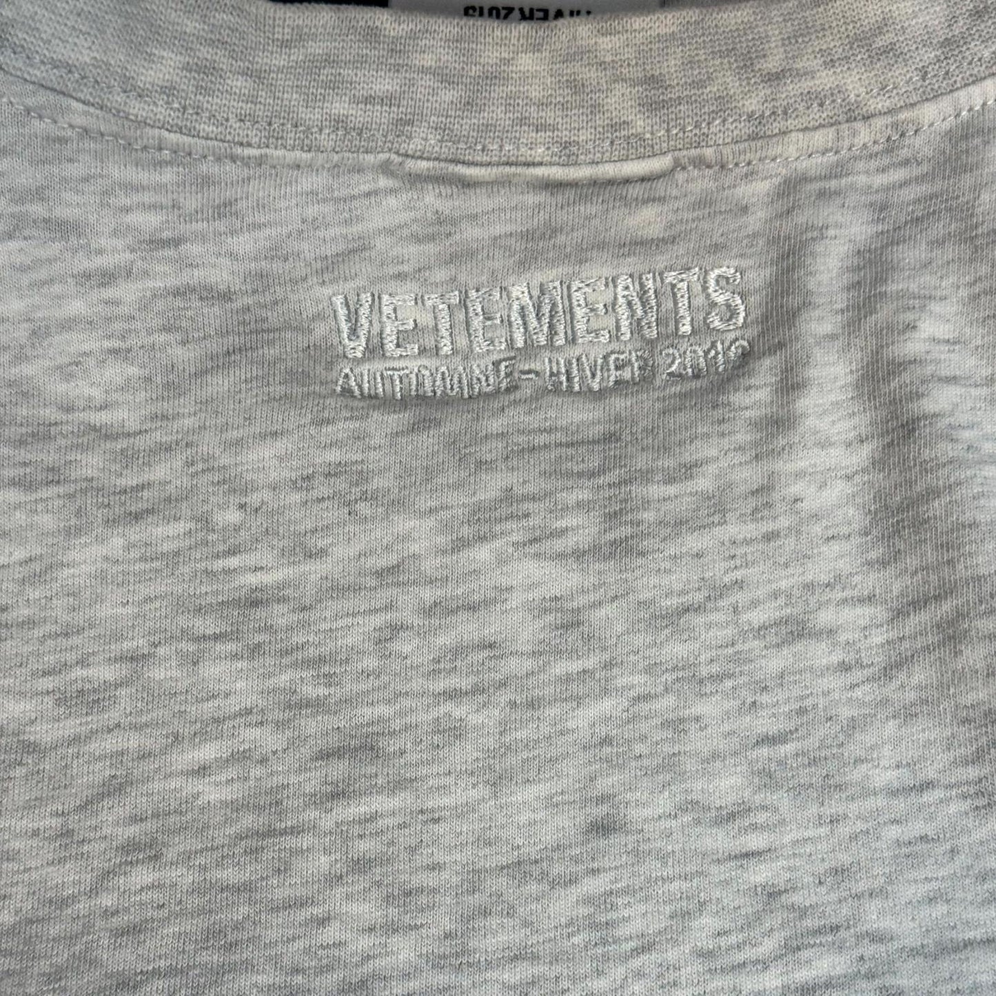 AW19 Vetements ‘Hi I Dont Care’ Tee