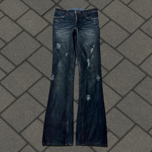 Shellac Dirty Wash Flared Denim