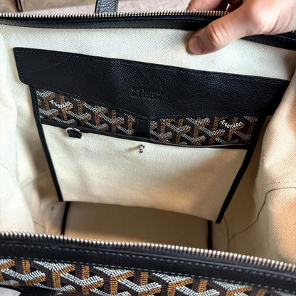 Goyard Black Cisalpine Backpack