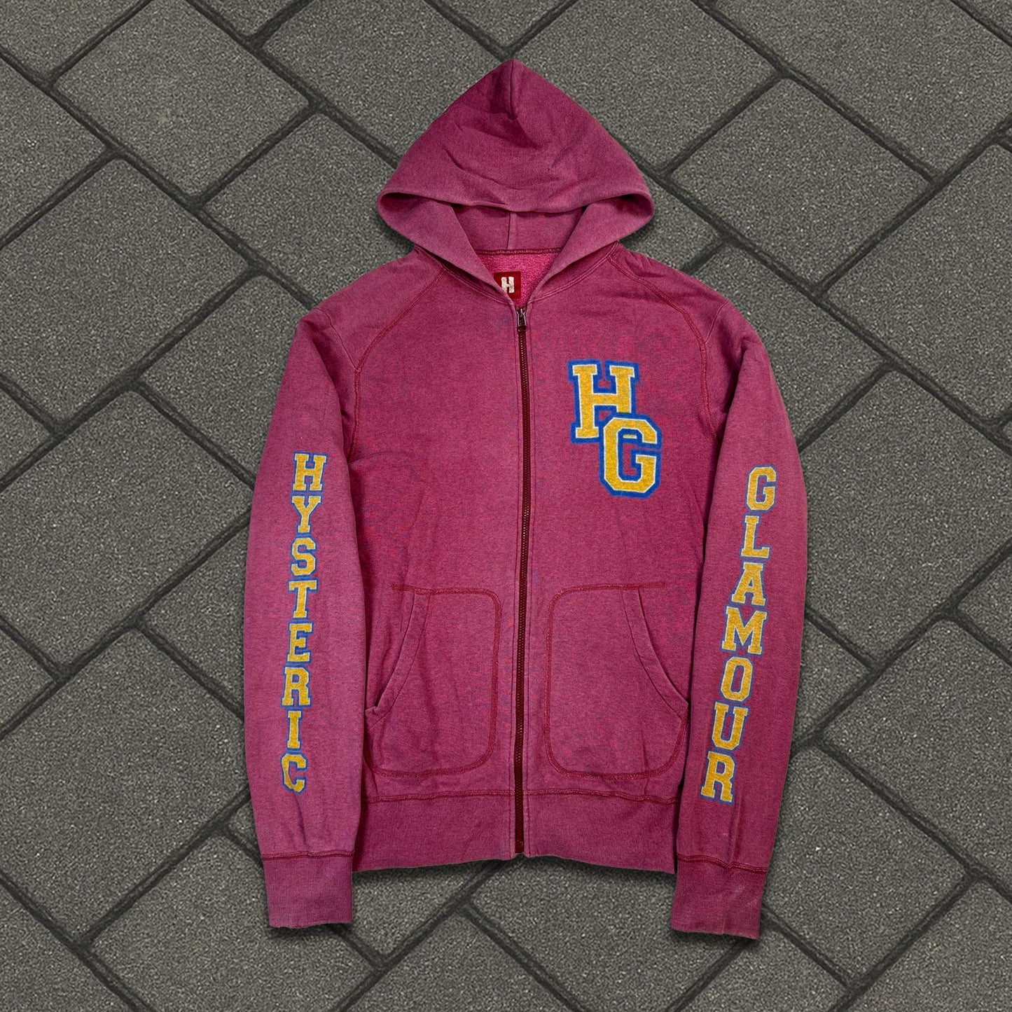Hysteric Glamour Red 69 Zip Up Hoodie
