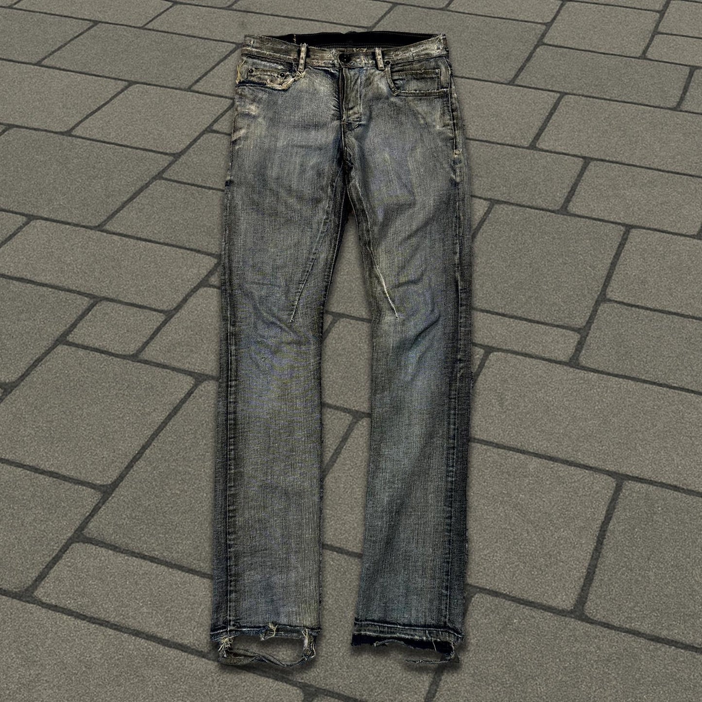 FW07 Rick Owens Dust Detroit Cut Denim