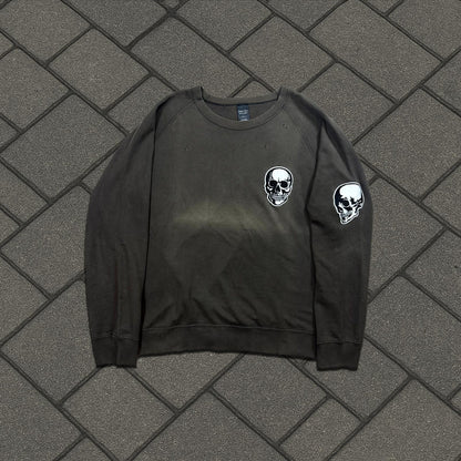 SS04 Number (N)ine Brown Double Skull Crewneck