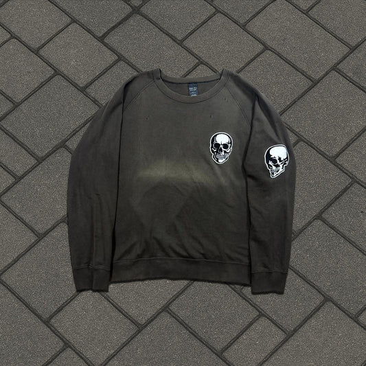 SS04 Number (N)ine Brown Double Skull Crewneck