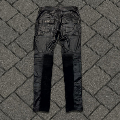 SS16 Rick Owens Waxed Memphis Cut Denim