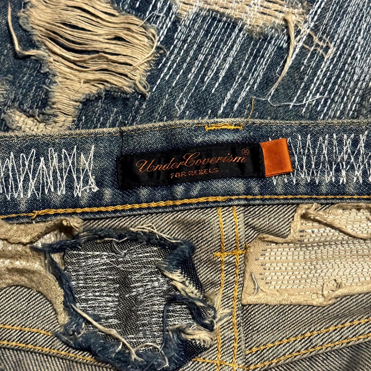 AW05 Undercover 'Arts & Crafts' Blue 85 Denim