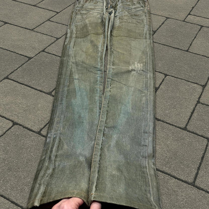 SS04 Dior Homme Waxed Bleu Clair Denim