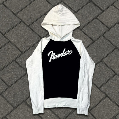 AW05 Number Nine White Fender Hoodie