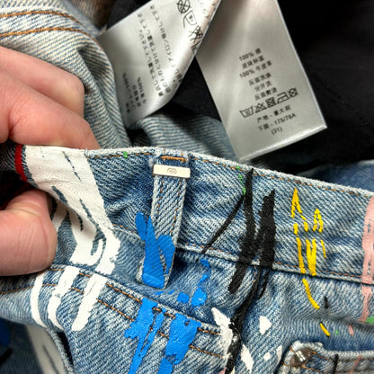 SS15 Dior Homme KVA Scribble Denim