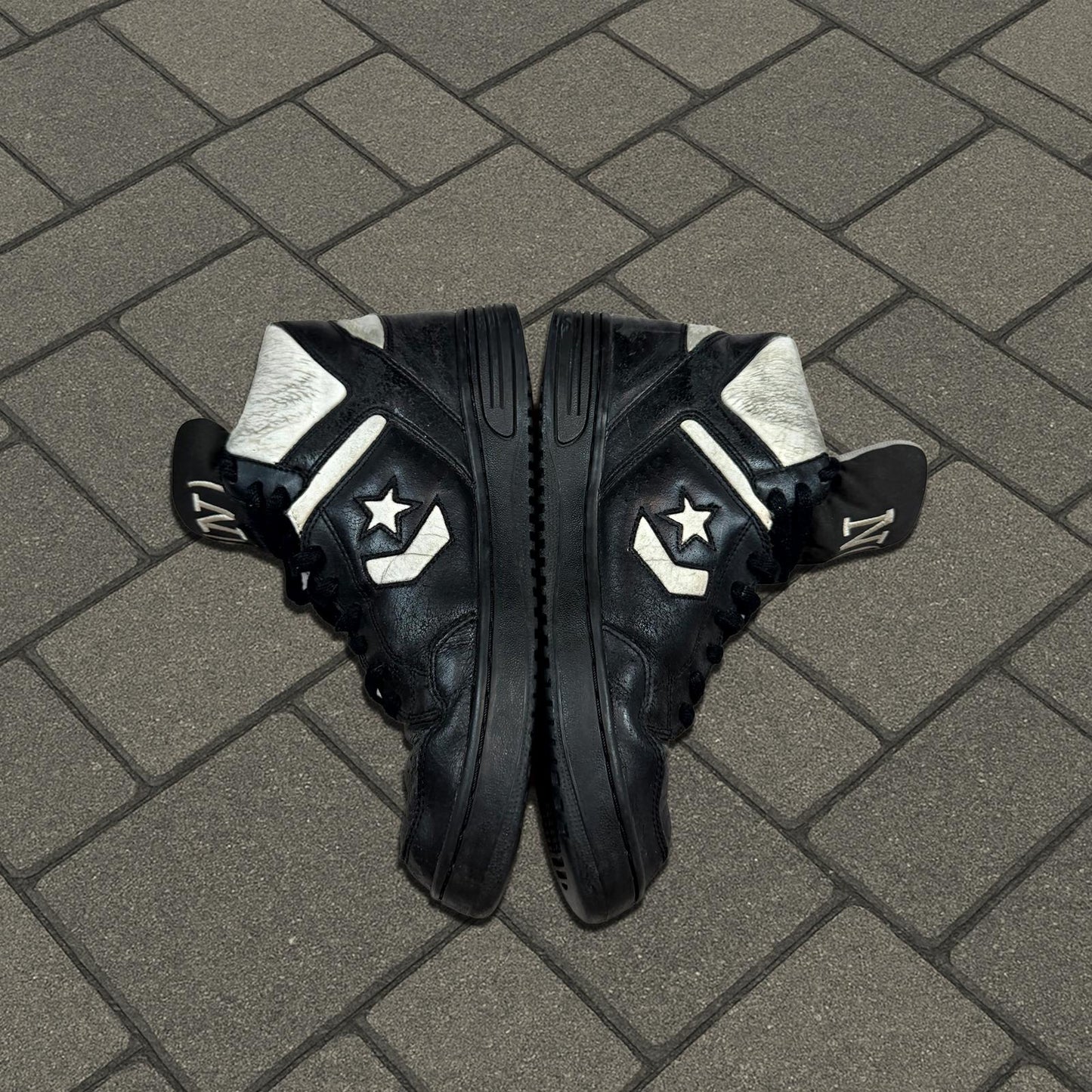SS06 Number (N)ine Black Converse Weapon Sneakers