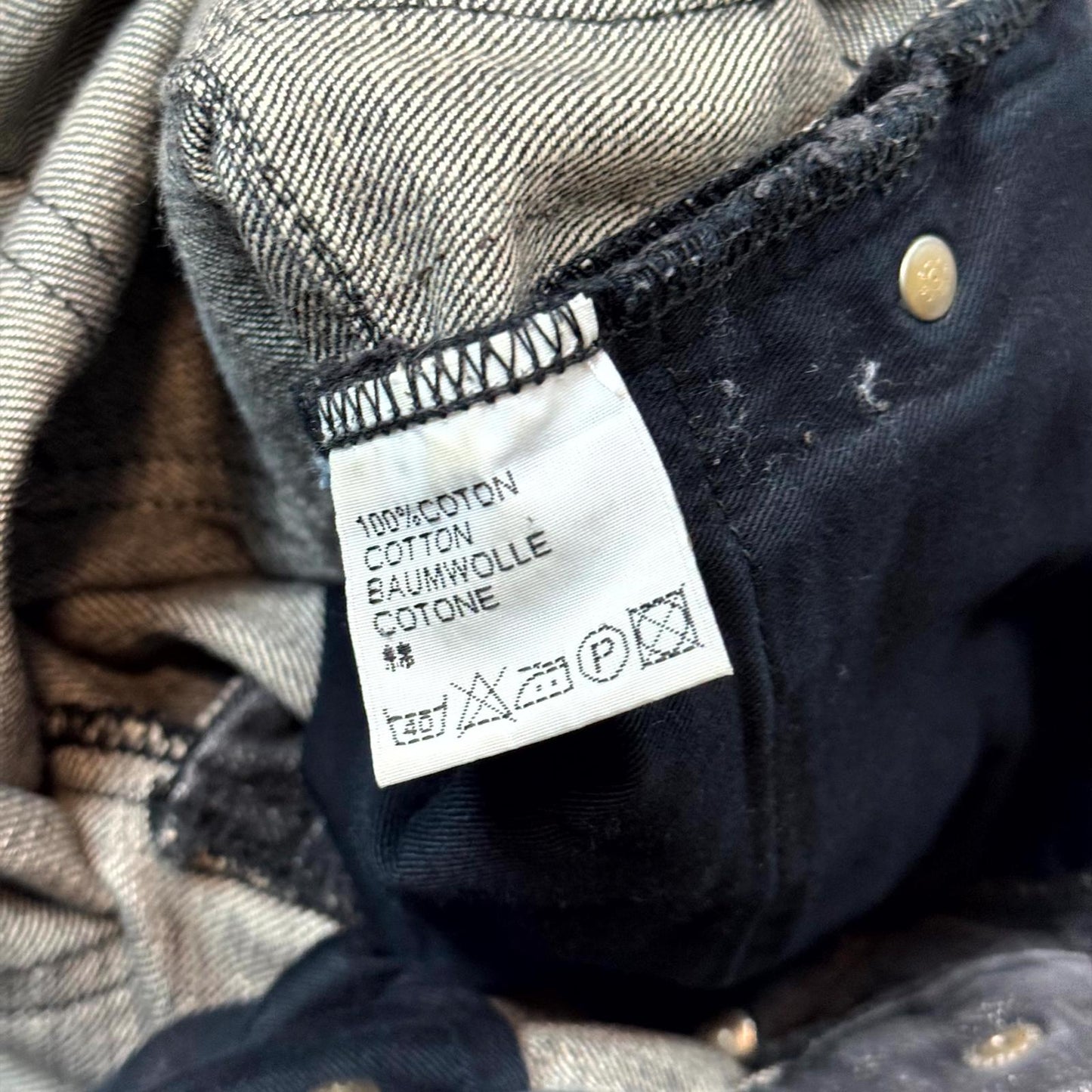 SS03 Dior Homme “Follow Me” Clawmark Denim