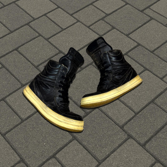 SS08 Rick Owens Blistered Leather Dunks