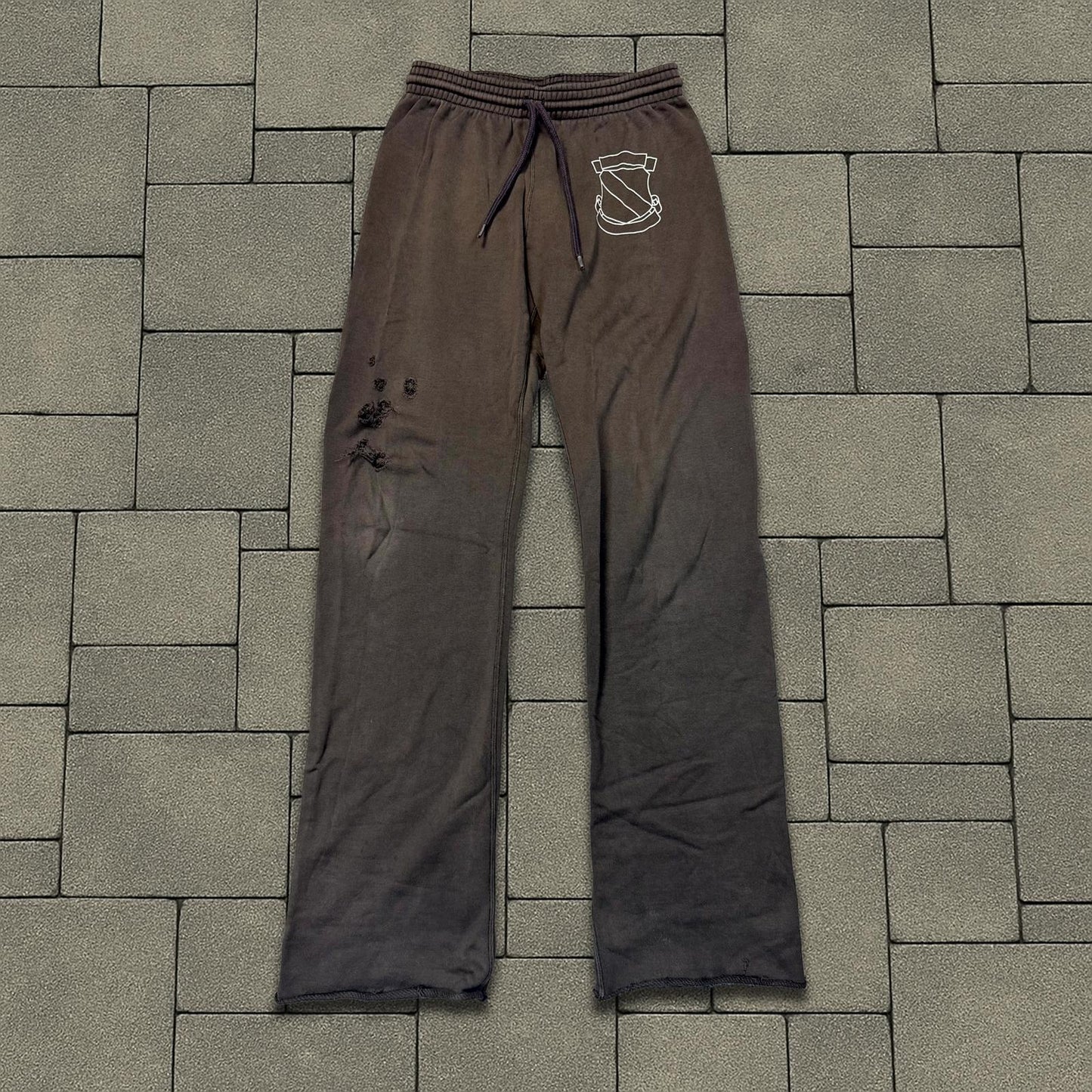 AW01 Number Nine Crest Sweatpants