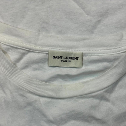 2017 Saint Laurent Paris White “No Smoking” Tee