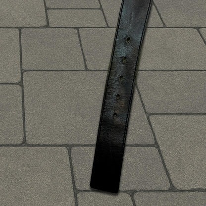 SS05 Dior Homme Black Leather D Point Belt