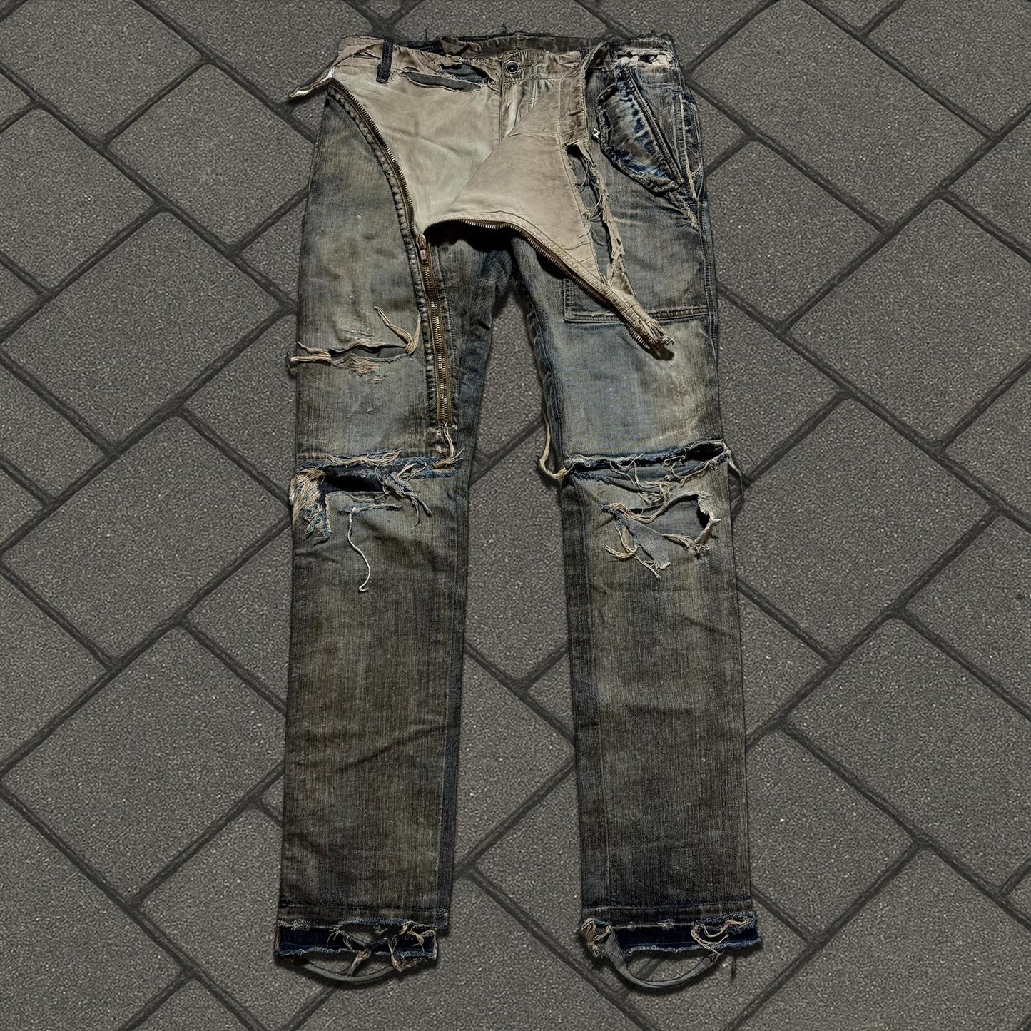 FW08 Rick Owens 'Dust' Double Layer Aircut