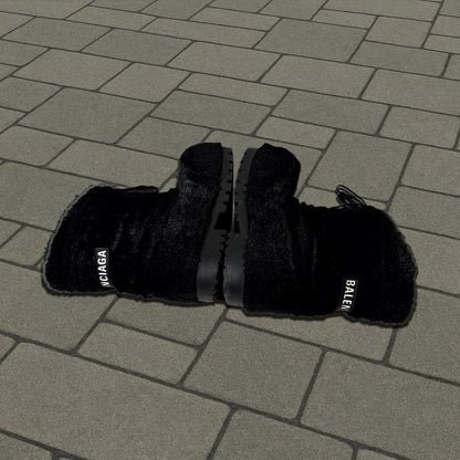 FW23 Balenciaga Mink Ski Boot