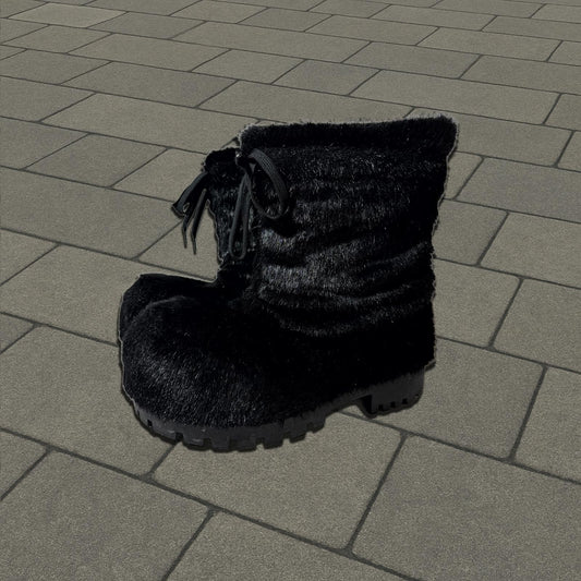 FW23 Balenciaga Mink Ski Boot