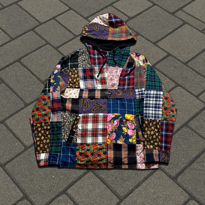 FW16 Supreme Patchwork Anorak Jacket