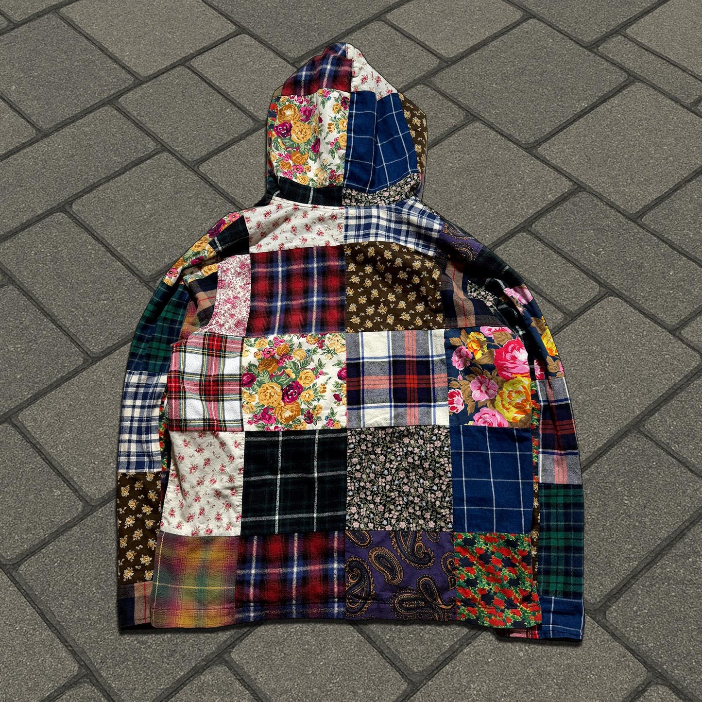 FW16 Supreme Patchwork Anorak Jacket