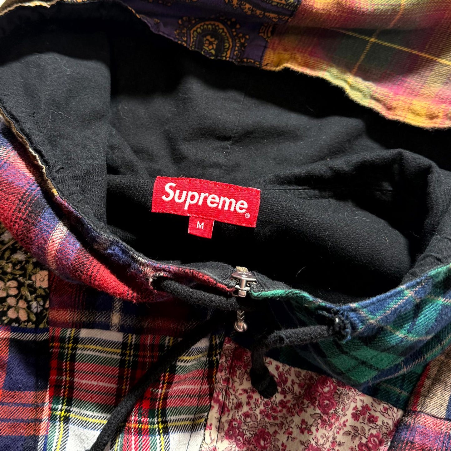 FW16 Supreme Patchwork Anorak Jacket