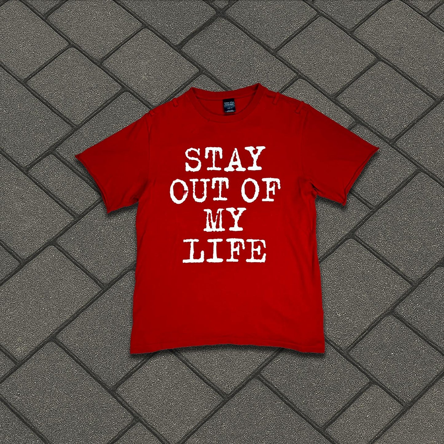 SS06 Number Nine Stay Out Of My Life Tee