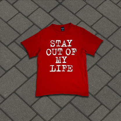 SS06 Number Nine Stay Out Of My Life Tee