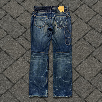 SS07 Number Nine Mudwash Pain Denim