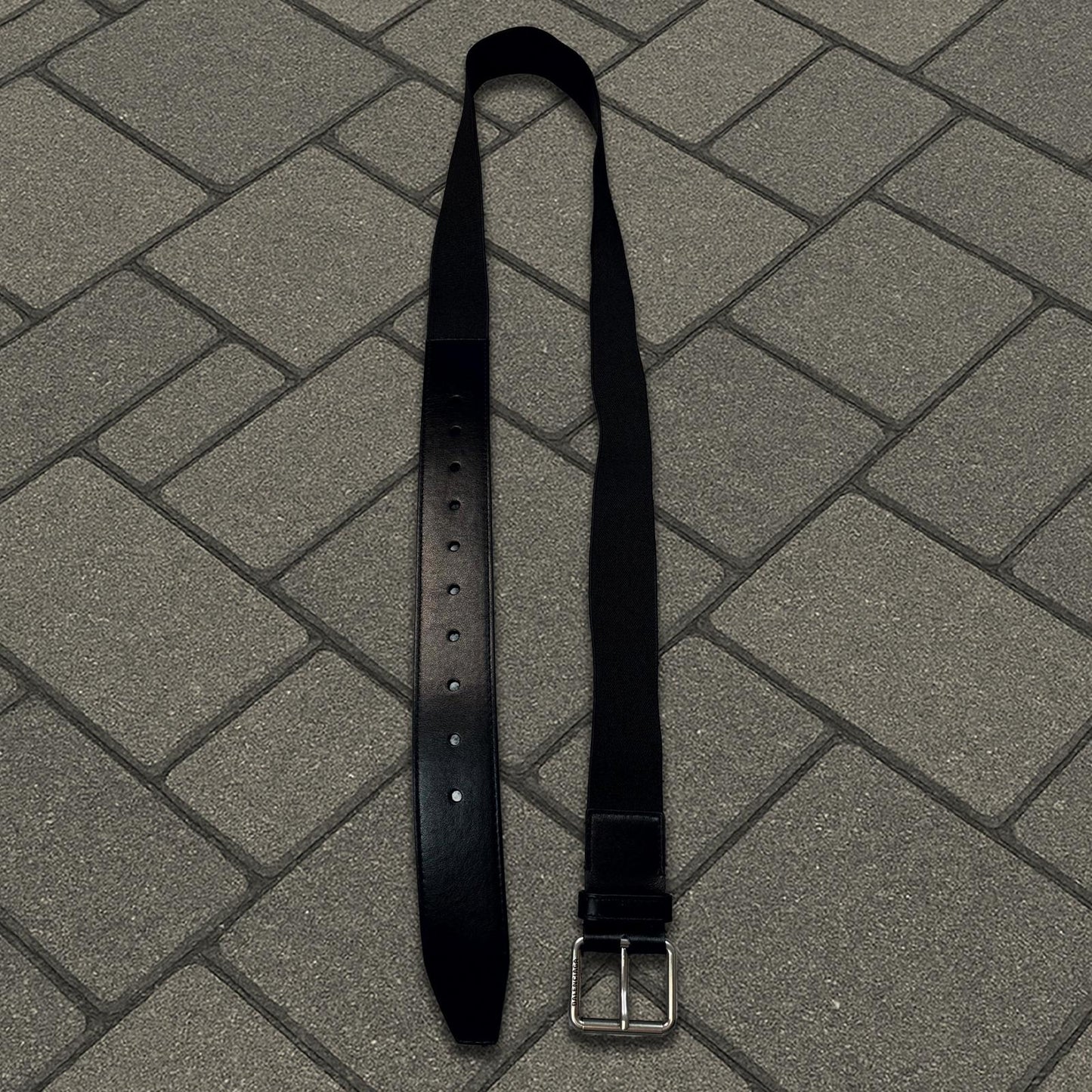Balenciaga Black Elastic Belt
