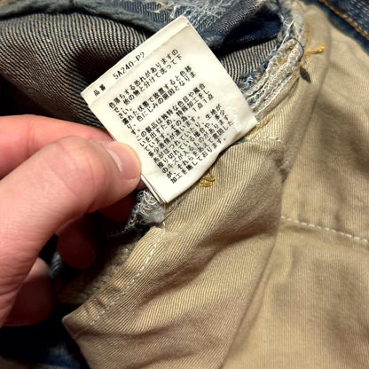 AW05 Undercover 'Arts & Crafts' Blue 85 Denim