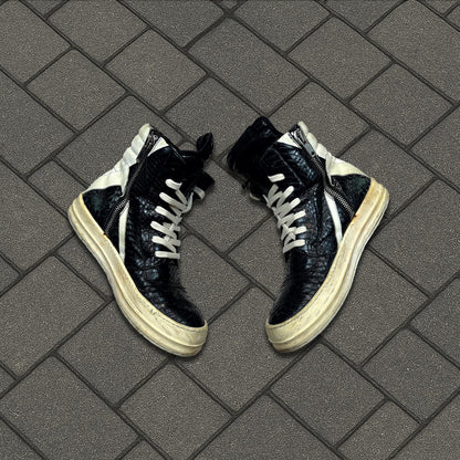 2010 Rick Owens Snakeskin Short Tongue Geobasket