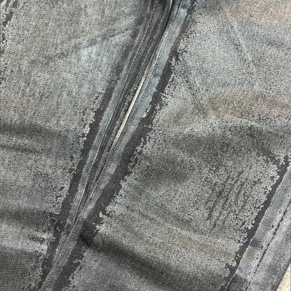 AW08 Dior Homme Black Luster Wax Denim