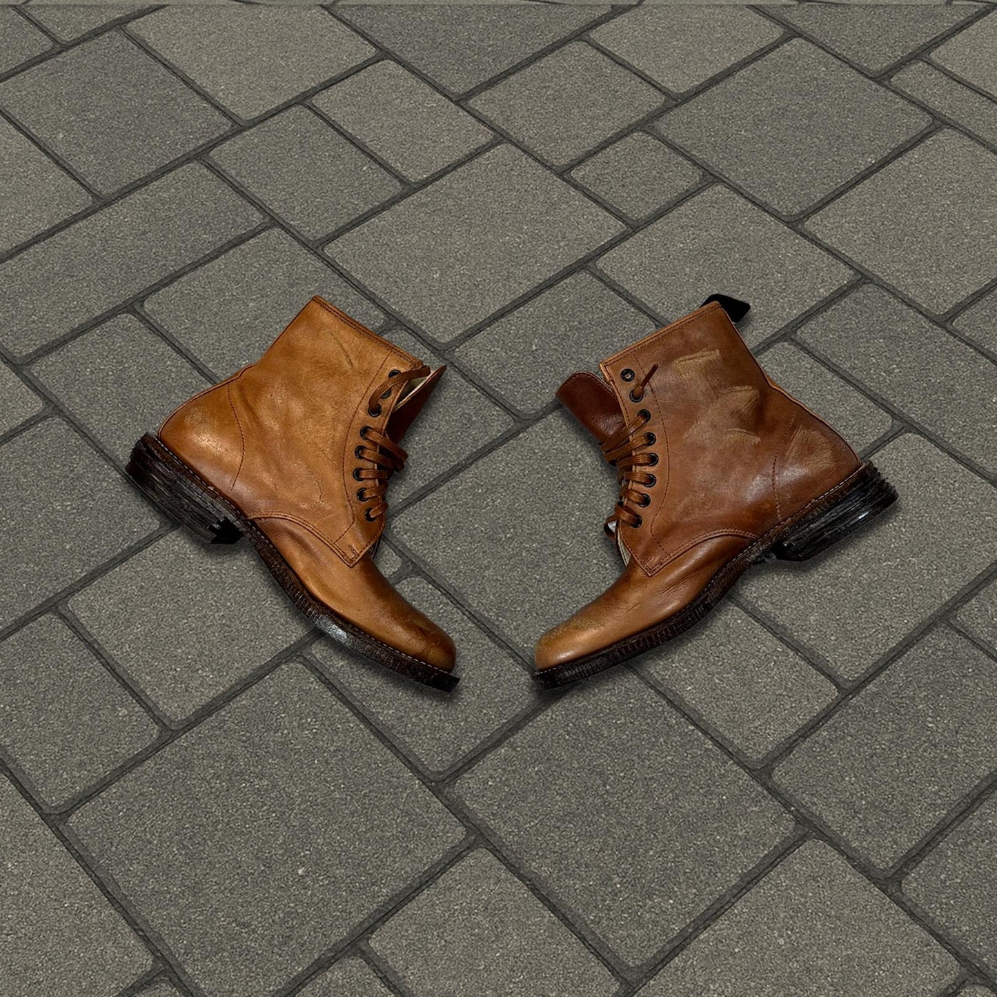 SS03 Number Nine Crying Heart Boots
