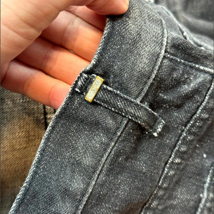 AW04 Dior Homme Black Washed Denim