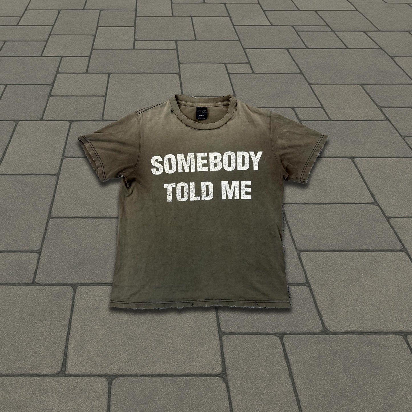 SS04 Number Nine “Somebody Told Me” Tee