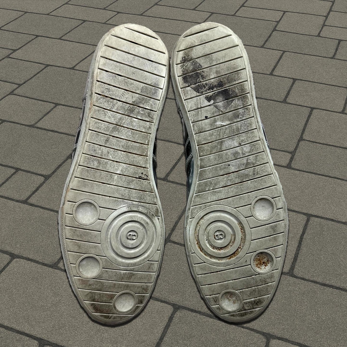 Dior Homme Silver Hi-Top Sneaker