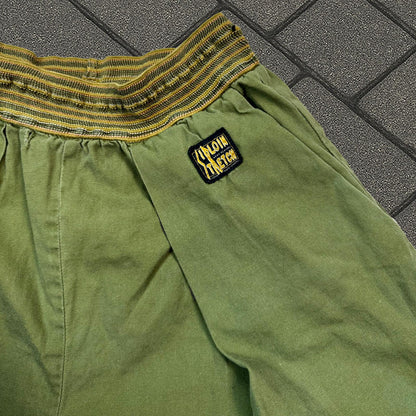 Kapital Green Parachute Shorts