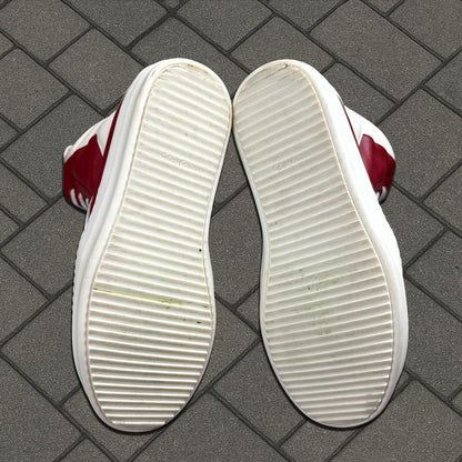 Rick Owens Cardinal Red Geobasket Sneaker
