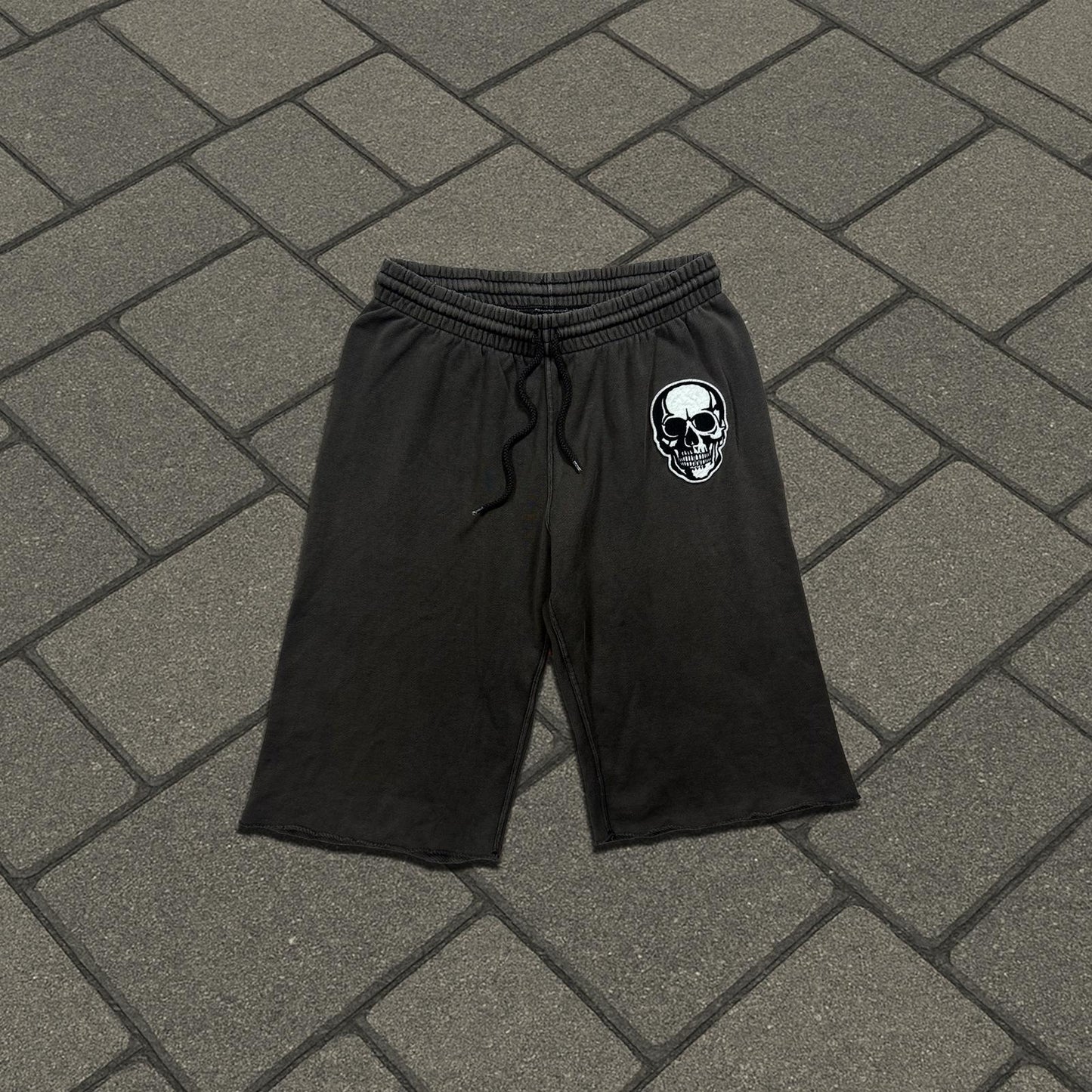 SS04 Number (N)ine Brown Double Skull Shorts
