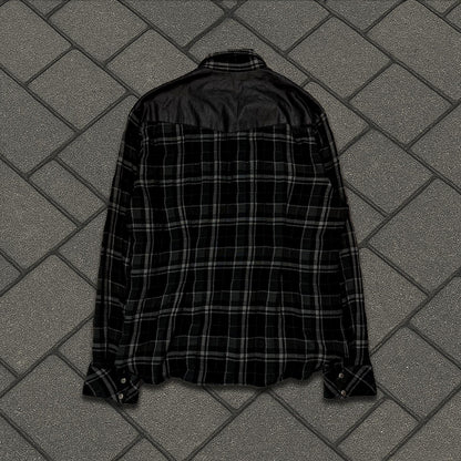 Chrome Hearts Black Celtic Cross Patch Flannel