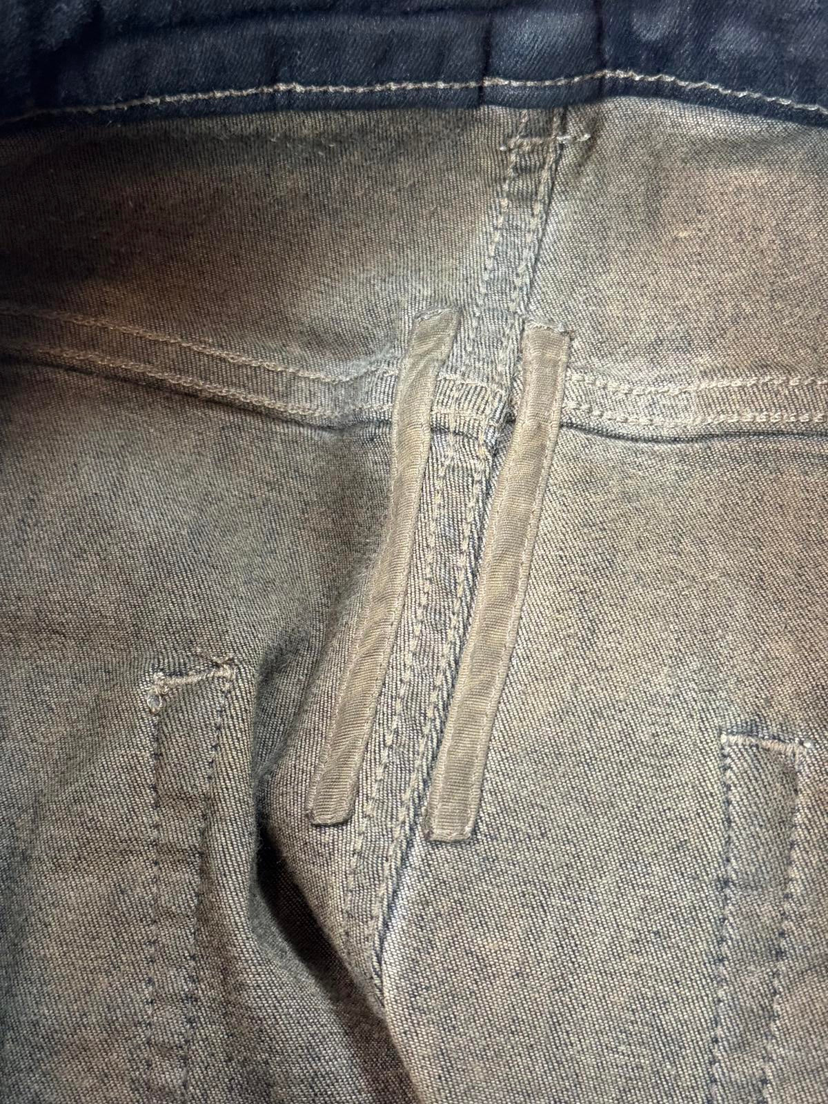 FW23 Rick Owens Mudwashed Detroit Cut Denim