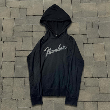 AW05 Number Nine Black Fender Hoodie