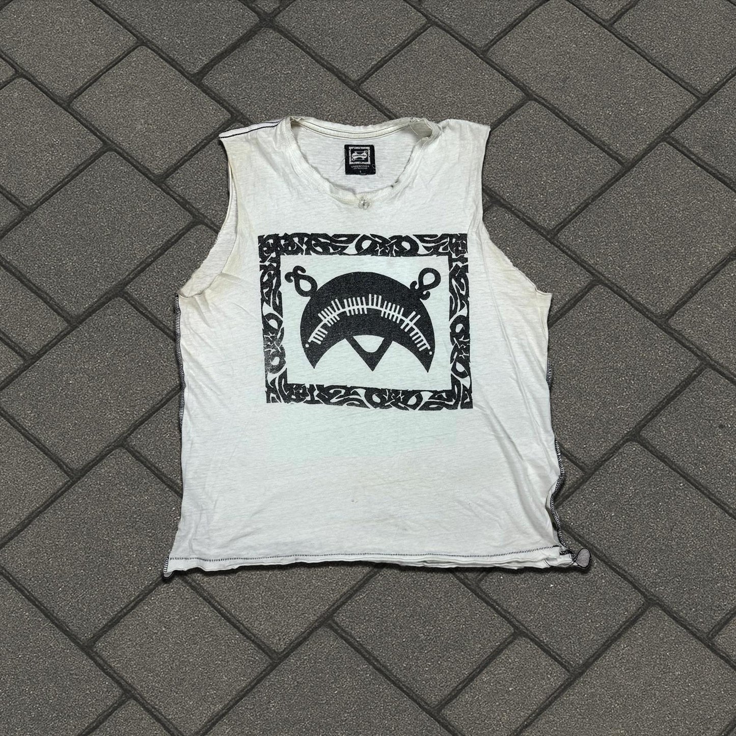 SS03 Undercover White Scab Tank Top